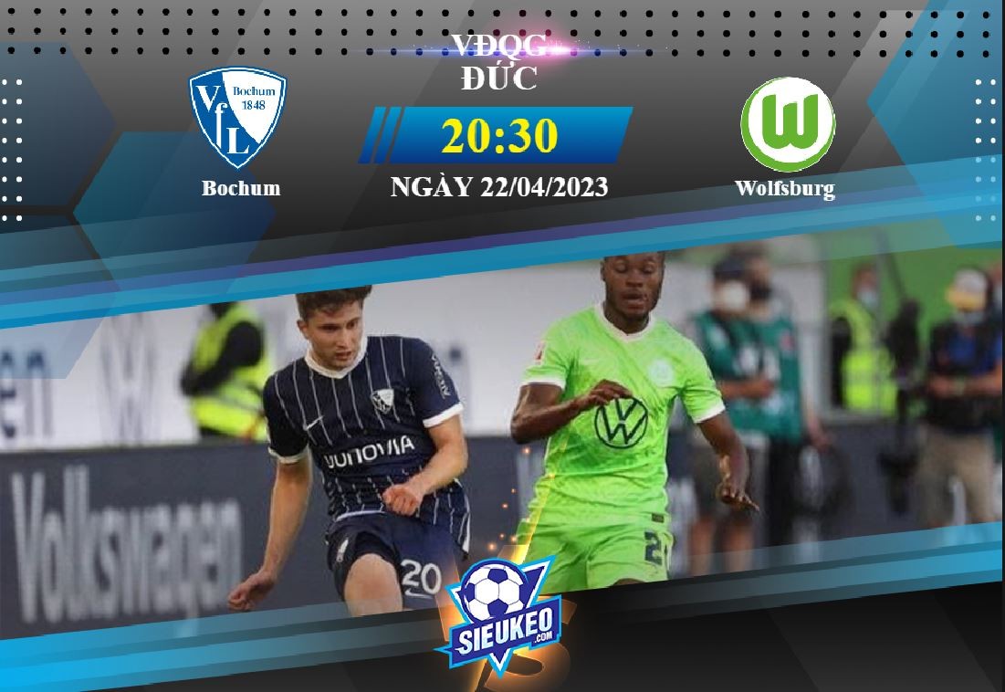 Soi kèo bóng đá Bochum vs Wolfsburg 20h30 ngày 22/04/2023: 1 điểm chia đều