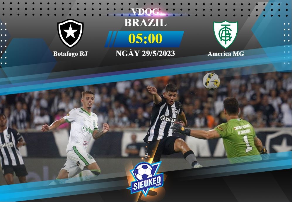 Soi kèo bóng đá Botafogo RJ vs America MG 05h00 ngày 29/05/2023: Chủ nhà thắng nhẹ