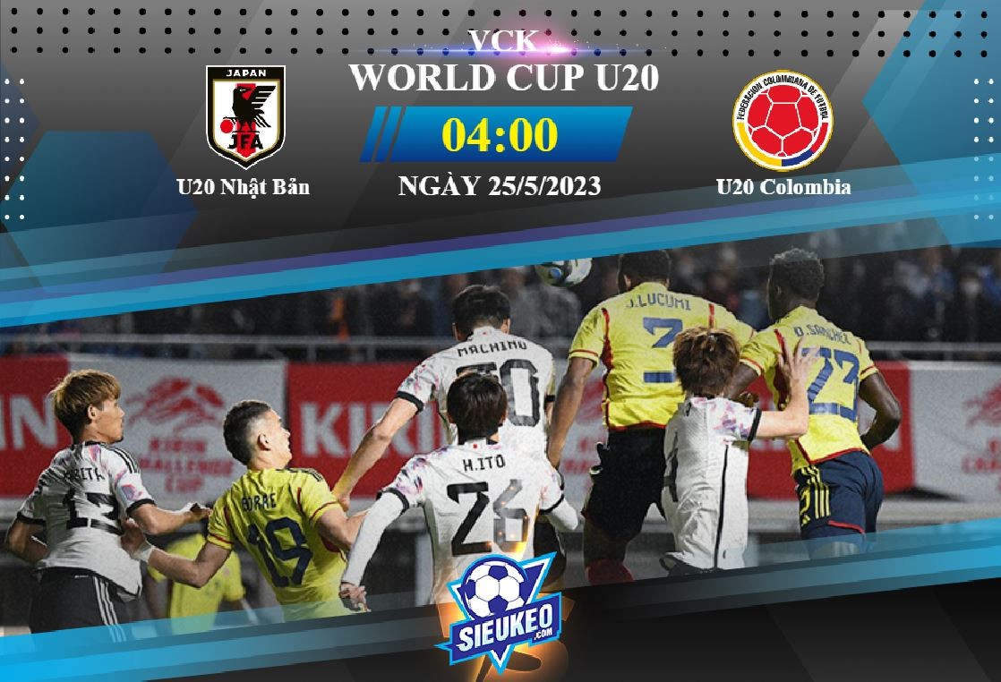 Soi kèo bóng đá U20 Nhật Bản vs U20 Colombia 04h00 ngày 25/05/2023: Hài lòng 1 điểm
