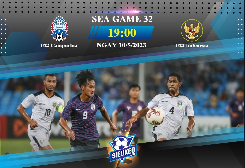 Soi kèo bóng đá U22 Campuchia vs U22 Indonesia 19h00 ngày 10/05/2023: 3 điểm nhẹ nhàng