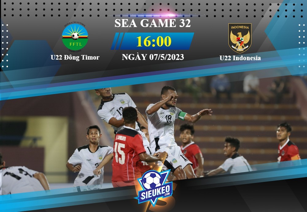 Soi kèo bóng đá U22 Đông Timor vs U22 Indonesia 16h00 ngày 07/05/2023: Thế trận một chiều