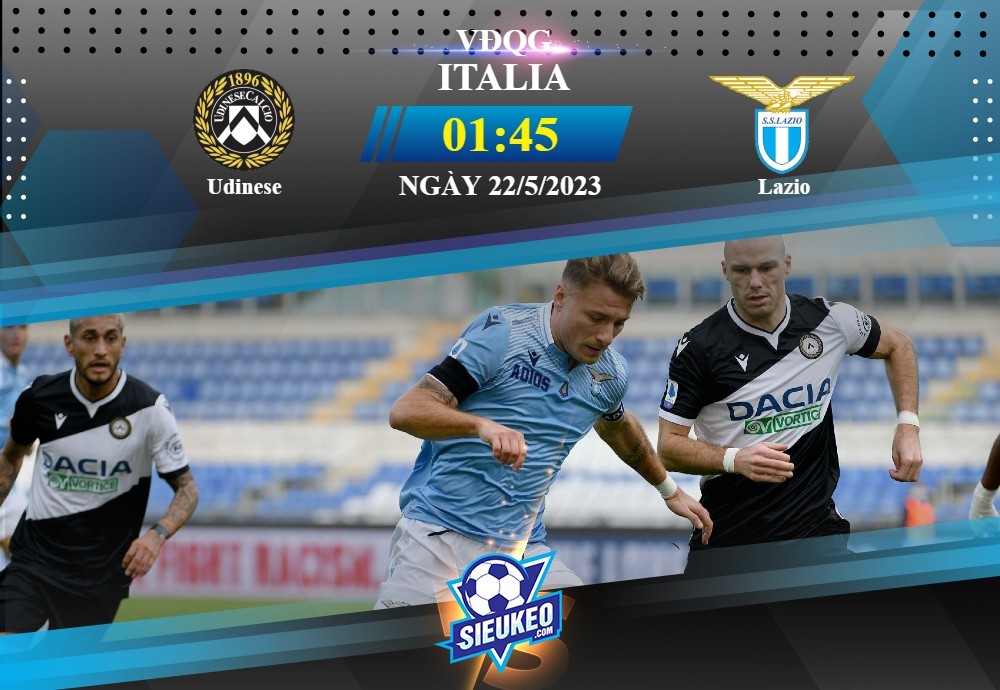 Soi kèo bóng đá Udinese vs Lazio 01h45 ngày 22/05/2023: Hiểm địa Dacia Arena