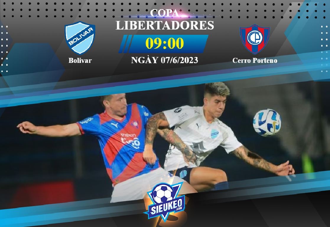 Soi kèo bóng đá Bolivar vs Cerro Porteno 09h00 ngày 07/06/2023: Tiễn khách về tay trắng