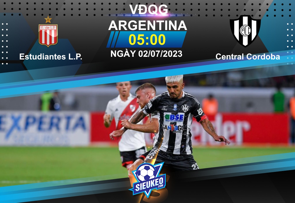 Soi kèo bóng đá Estudiantes L.P. vs Central Cordoba 05h00 ngày 02/07/2023: Chủ nhà thắng nhẹ