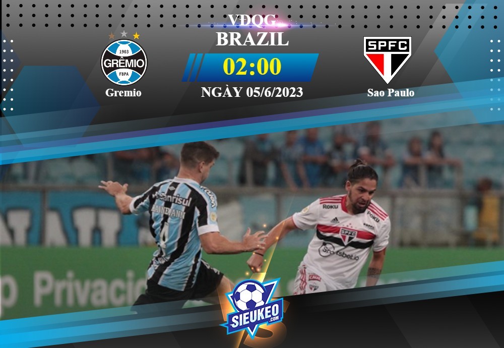 Soi kèo bóng đá Gremio vs Sao Paulo 02h00 ngày 05/06/2023: Ăn miếng trả miếng
