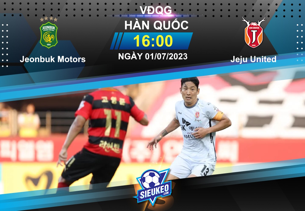 Soi kèo bóng đá Jeonbuk vs Jeju Utd 16h00 ngày 01/07/2023: Chủ nhà trọn niềm vui