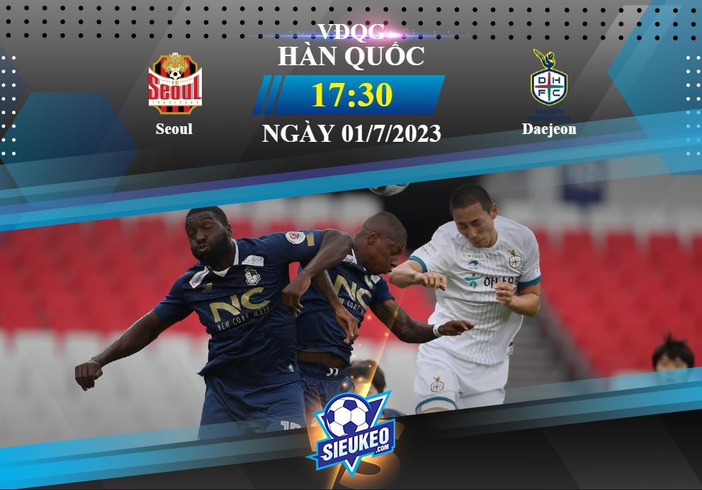 Soi kèo bóng đá Seoul vs Daejeon 17h30 ngày 01/07/2023: Khuất phục tân binh