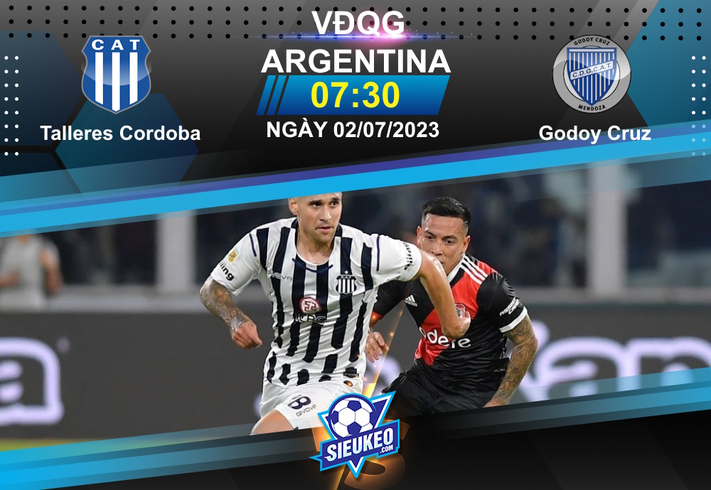 Soi kèo bóng đá Talleres Cordoba vs Godoy Cruz 07h30 ngày 02/07/2023: Lịch sử lên tiếng