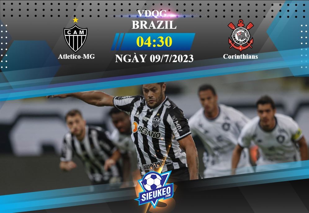 Soi kèo bóng đá Atletico-MG vs Corinthians 04h30 ngày 09/07/2023: Chủ nhà thắng nhẹ