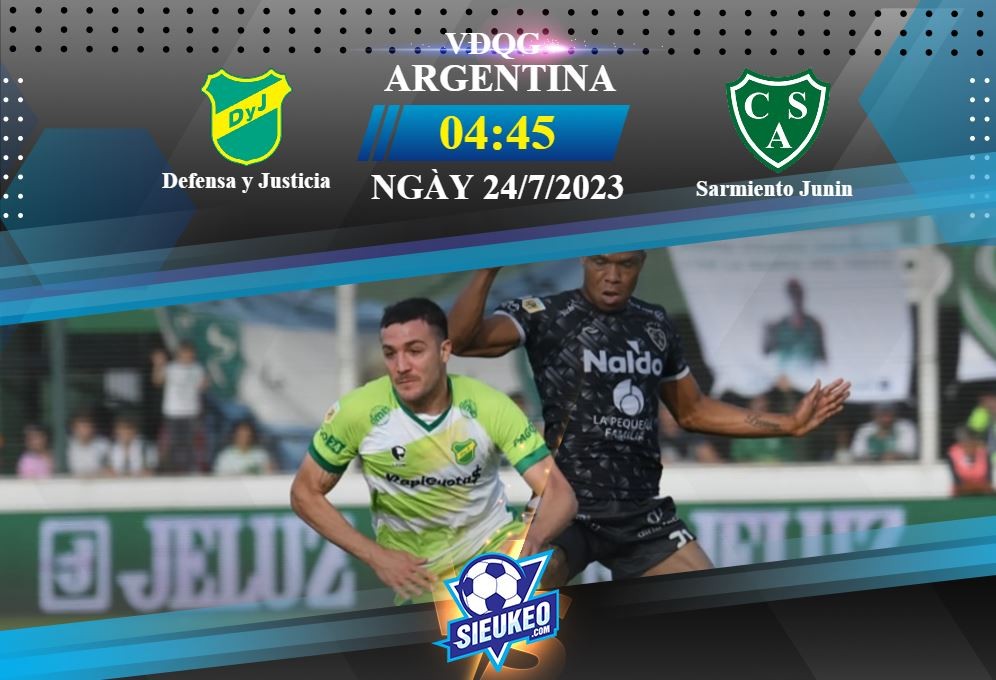 Soi kèo bóng đá Defensa y Justicia vs Sarmiento Junin 04h45 ngày 24/07/2023: Còn nước còn tát