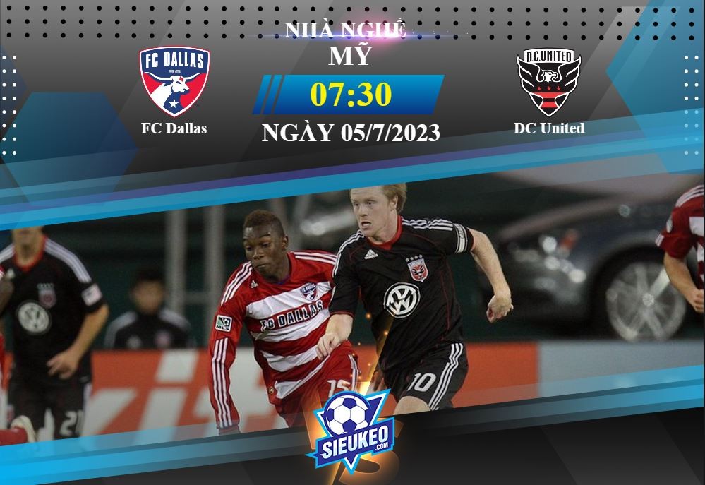 Soi kèo bóng đá FC Dallas vs DC United 07h30 ngày 05/07/2023: Lịch sử lên tiếng