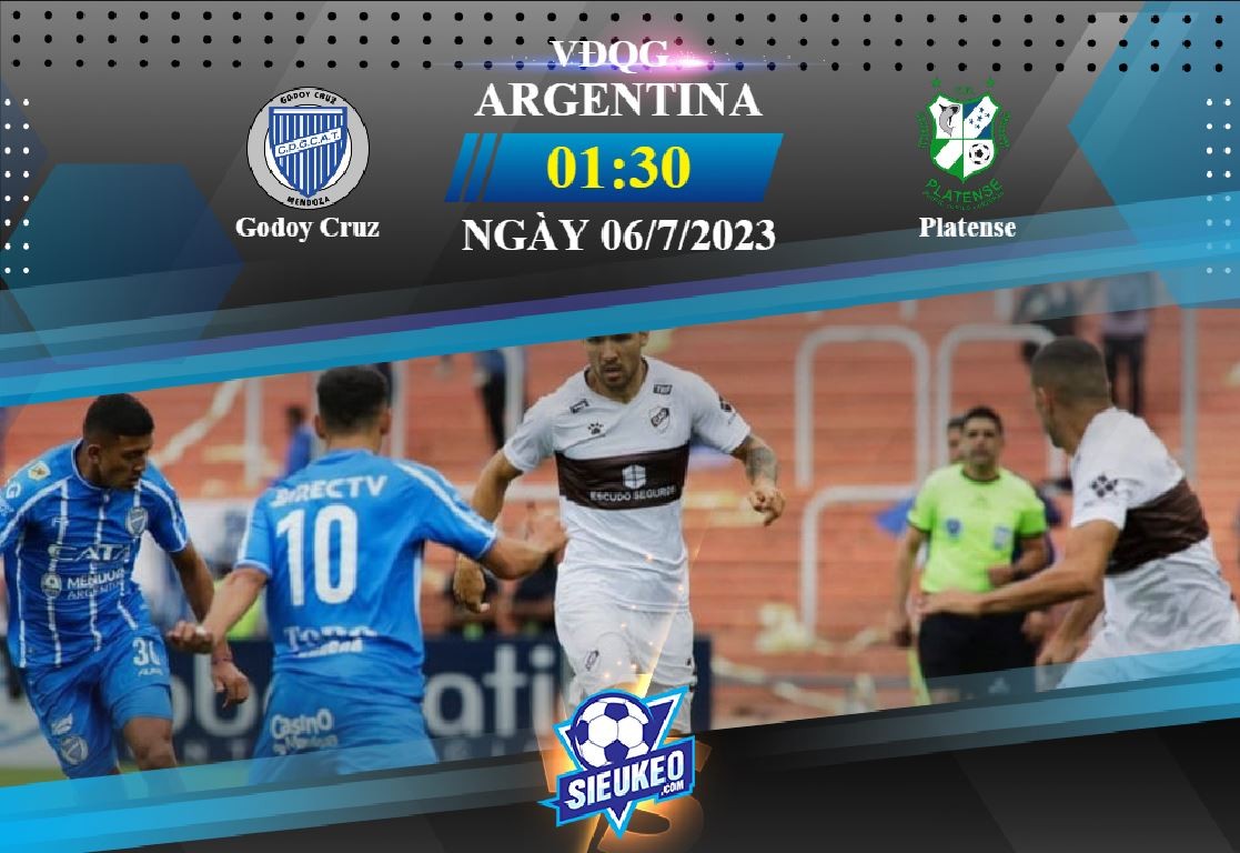 Soi kèo bóng đá Godoy Cruz vs Platense 01h30 ngày 06/07/2023: Tin ở chủ nhà