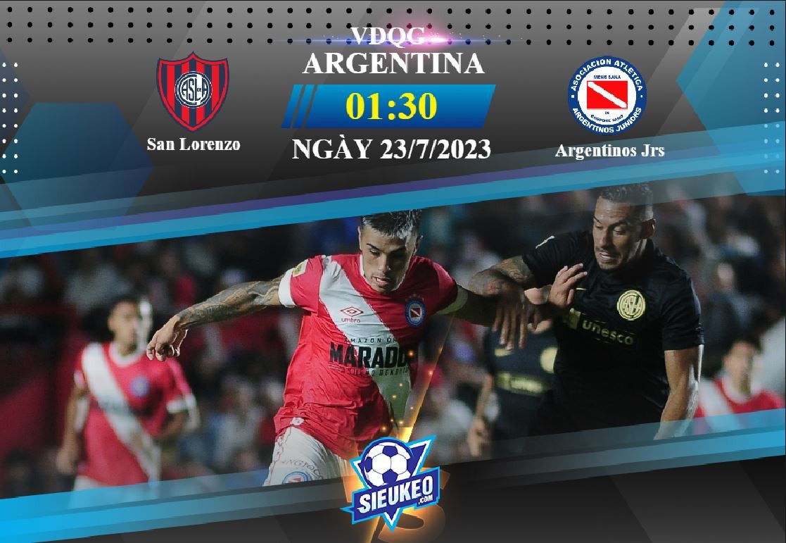 Soi kèo bóng đá San Lorenzo vs Argentinos Jrs 01h30 ngày 23/07/2023: Bất khả chiến bại