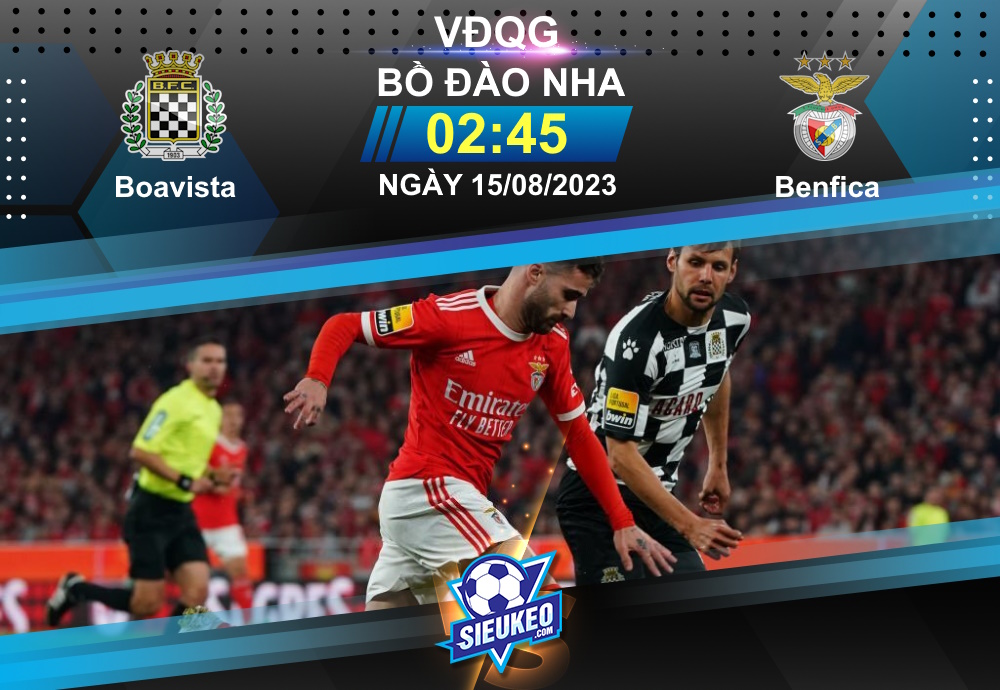 Soi kèo bóng đá Boavista vs Benfica 02h45 ngày 15/08/2023: Sức mạnh nhà vua