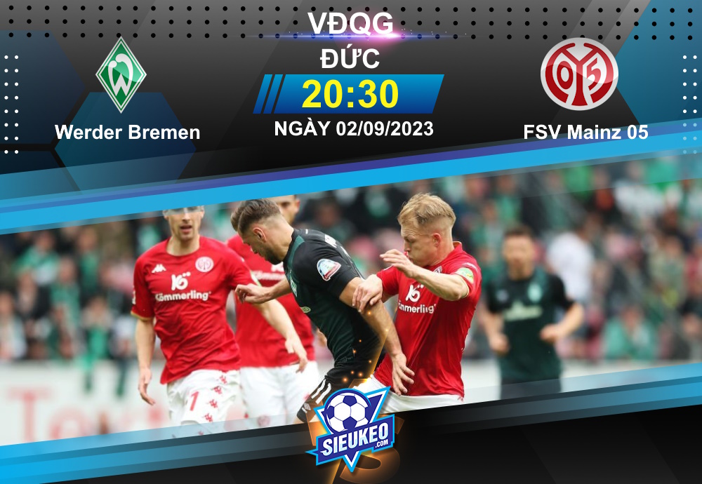 Soi kèo bóng đá Werder Bremen vs Mainz 20h30 ngày 02/09/2023: Chia điểm mãn nhãn