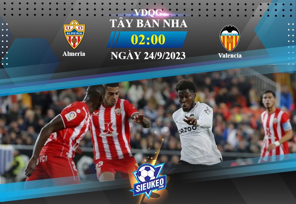 Soi kèo bóng đá Almeria vs Valencia 02h00 ngày 24/09/2023: Chủ nhà khủng hoảng