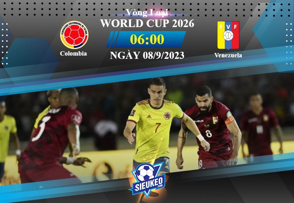 Soi kèo bóng đá Colombia vs Venezuela 06h00 ngày 08/09/2023: Phủ đầu đối phương