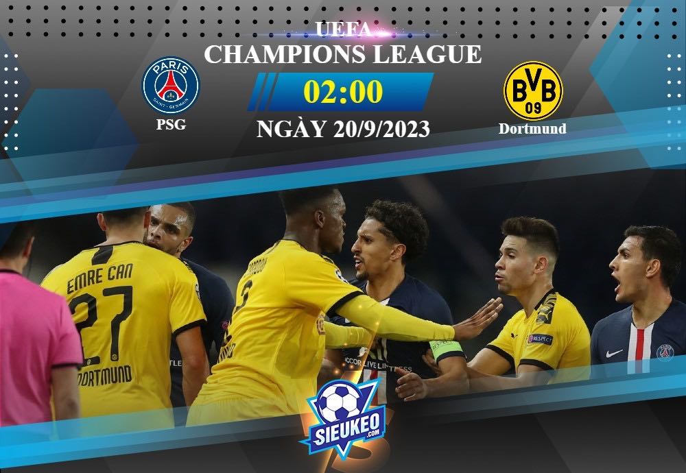 Soi kèo bóng đá PSG vs Dortmund 02h00 ngày 20/09/2023: Chinh phục thử thách
