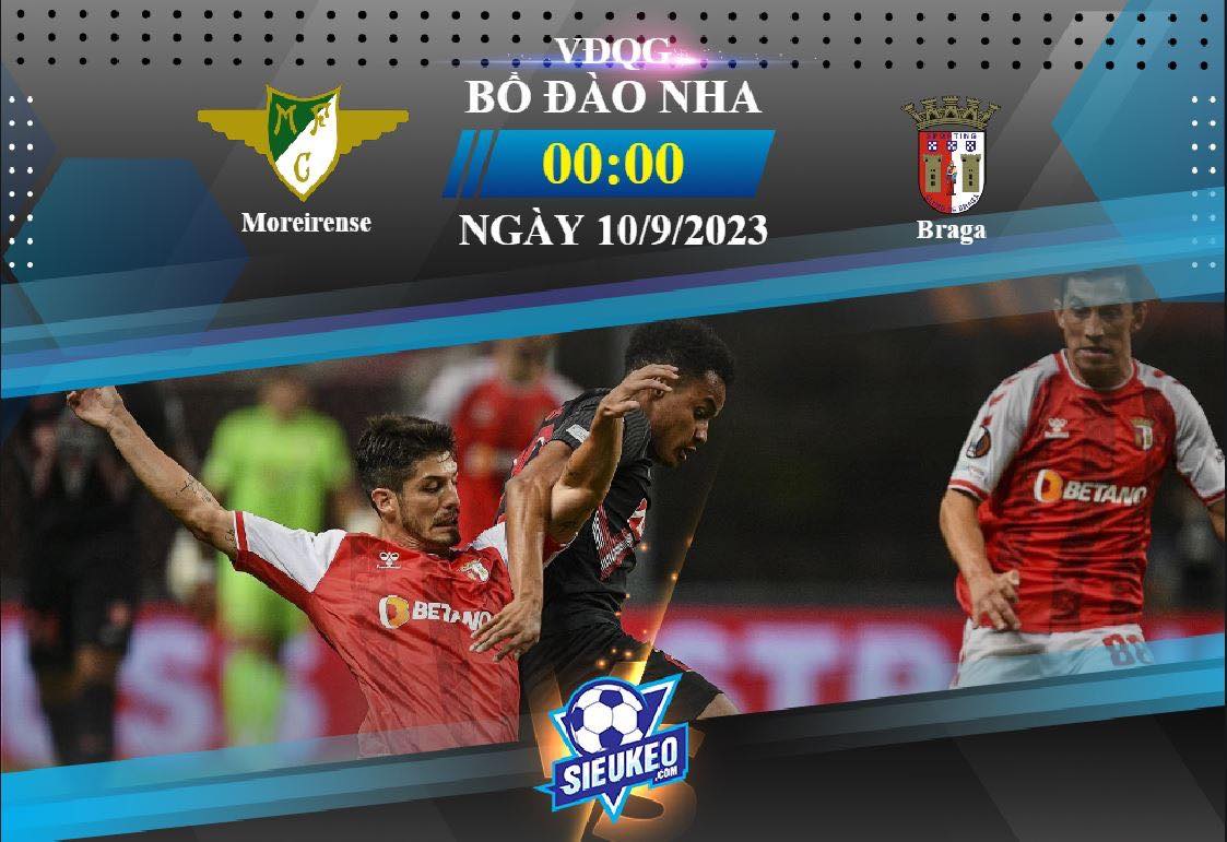 Soi kèo bóng đá Moreirense vs Braga 00h00 ngày 10/09/2023 : Chiến thắng dễ dàng