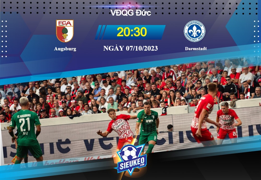 Soi kèo bóng đá Augsburg vs Darmstadt 20h30 ngày 07/10/2023: Cơ hội 3 điểm
