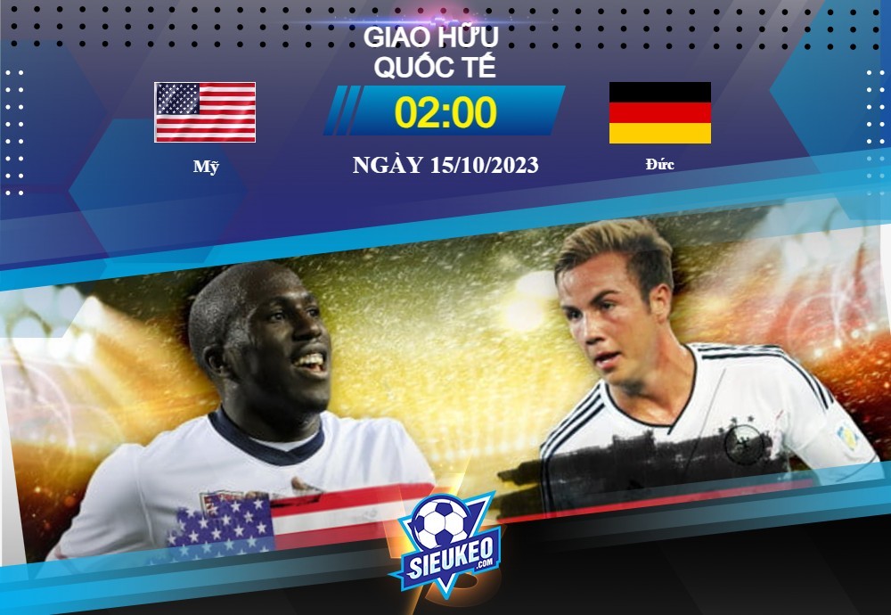 Soi kèo bóng đá Mỹ vs Đức 02h00 ngày 15/10/2023: Tìm lại hình ảnh