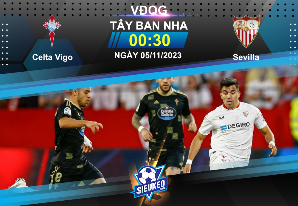 Soi kèo bóng đá Celta Vigo vs Sevilla 00h30 ngày 05/11/2023: Khó phân cao thấp