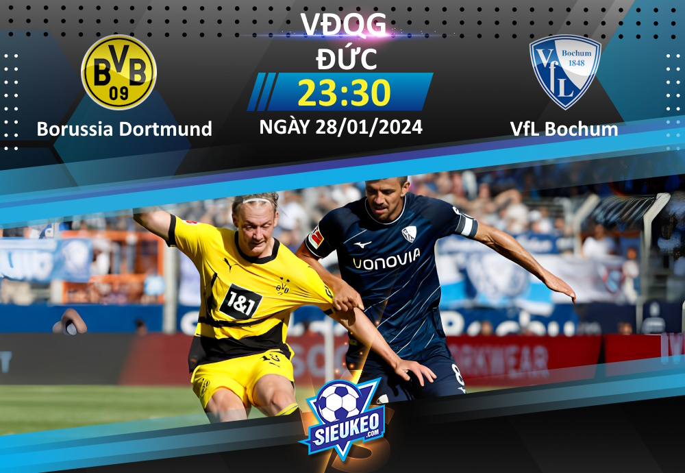 Soi kèo bóng đá Borussia Dortmund vs VfL Bochum 23h30 ngày 28/11/2024: Derby không cân sức