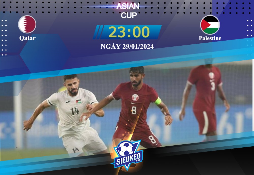 Soi kèo bóng đá Qatar vs Palestine 23h00 29/01/2024: Chủ nhà đi tiếp