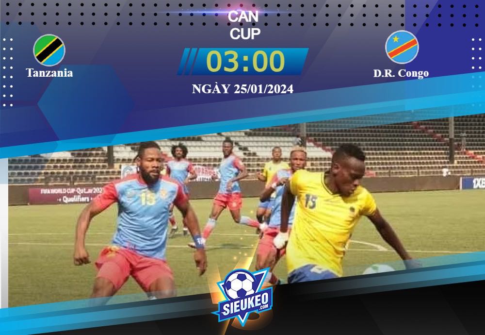 Soi kèo bóng đá Tanzania vs D.R. Congo 03h00 ngày 25/01/2024: Bàn thắng quyết định