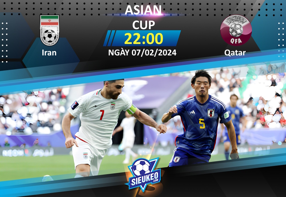 Soi kèo bóng đá Iran vs Qatar 22h00 ngày 07/02/2024: Nhà vua băng hà
