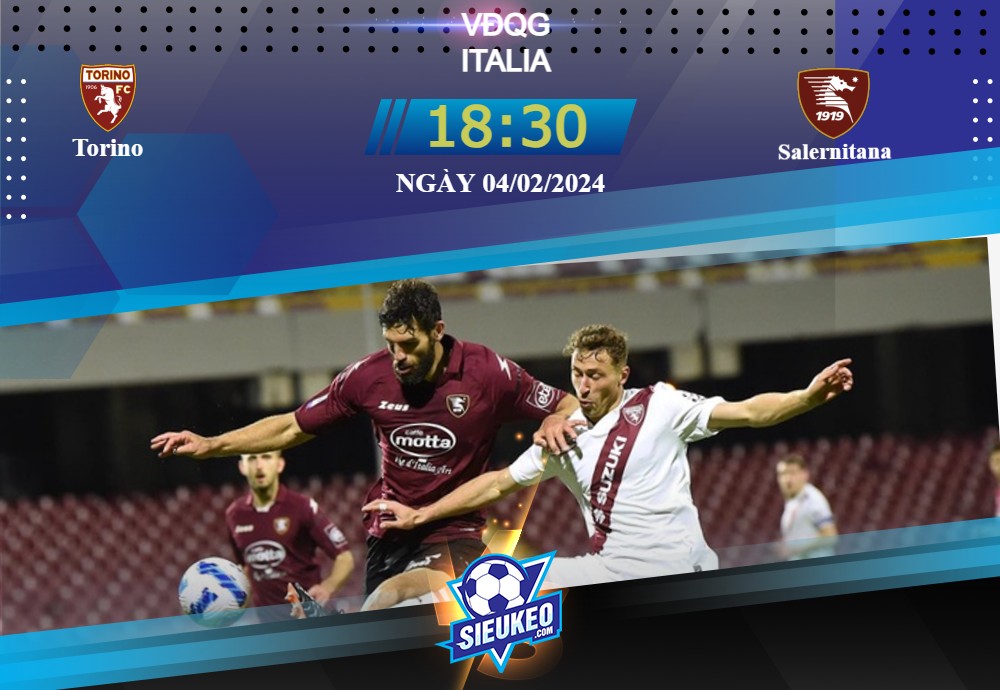 Soi kèo bóng đá Torino vs Salernitana 18h30 ngày 04/02/2024: Cơ hội trước mắt