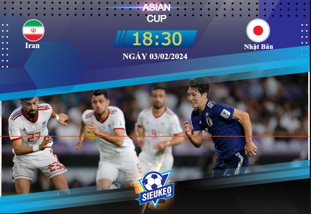 Soi kèo bóng đá Iran vs Nhật Bản 18h30 03/02/2024: Trận cầu khó phân định