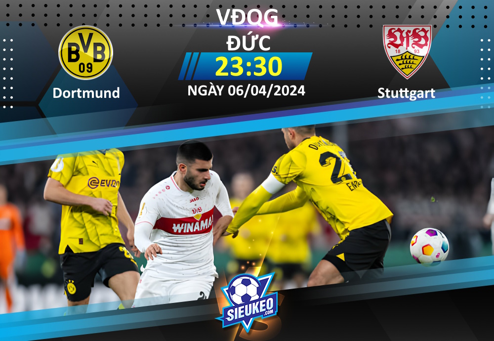 Soi kèo bóng đá Dortmund vs Stuttgart 23h30 ngày 06/04/2024: Chia điểm mãn nhãn