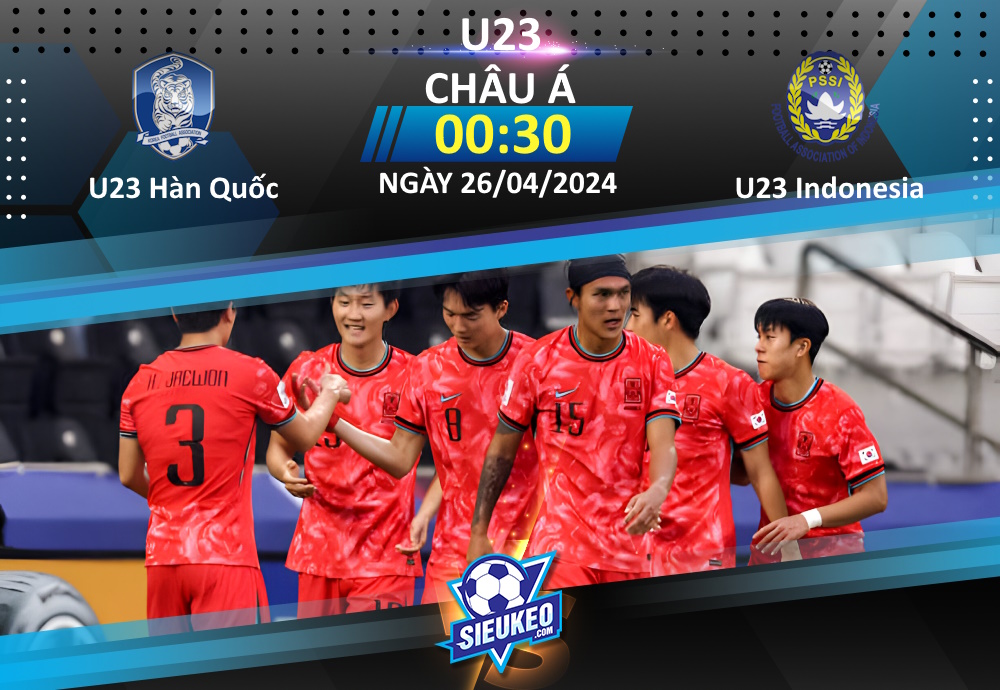 Soi kèo bóng đá U23 Hàn Quốc vs U23 Indonesia 00h30 ngày 26/04/2024: Garuda gặp khó