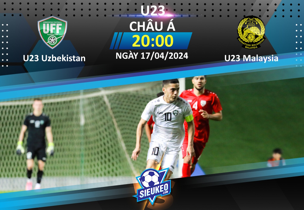 Soi kèo bóng đá U23 Uzbekistan vs U23 Malaysia 20h00 ngày 17/04/2024: Thế trận một chiều