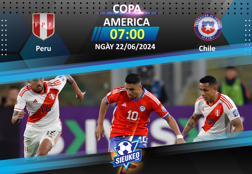 Soi kèo bóng đá Peru vs Chile 07h00 ngày 22/06/2024: Kèo trên thắng thế