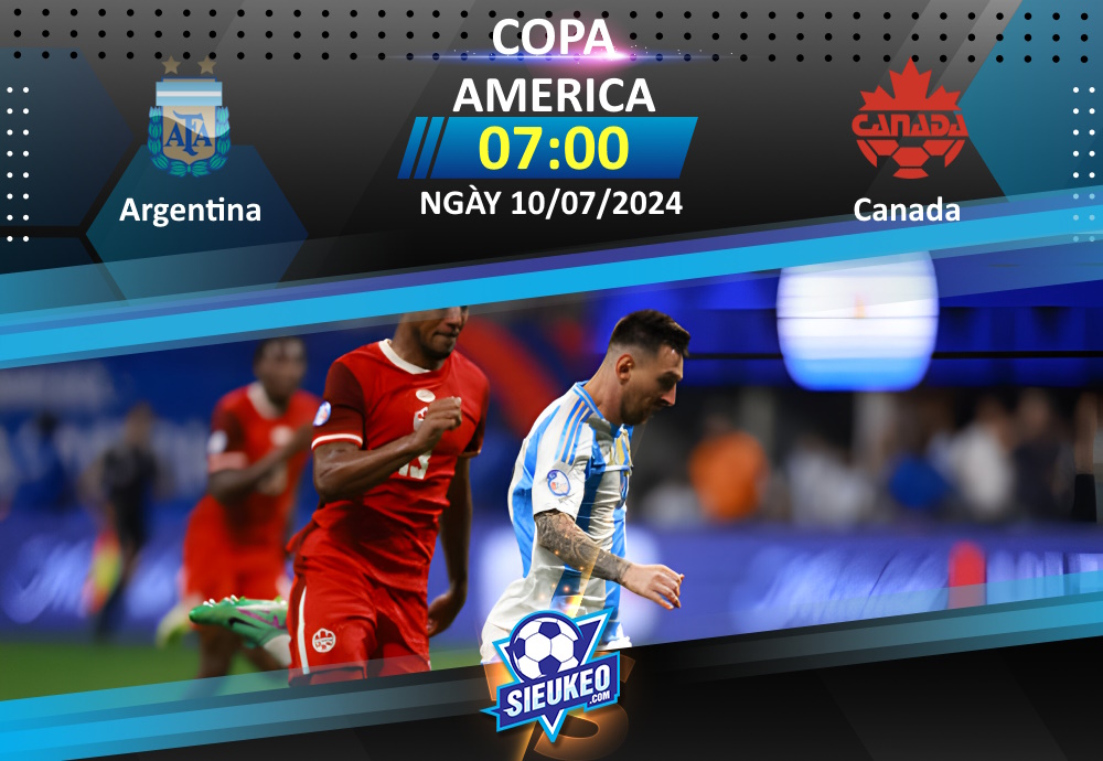 Soi kèo bóng đá Argentina vs Canada 07h00 ngày 10/07/2024: Thẳng tiến vào chung kết