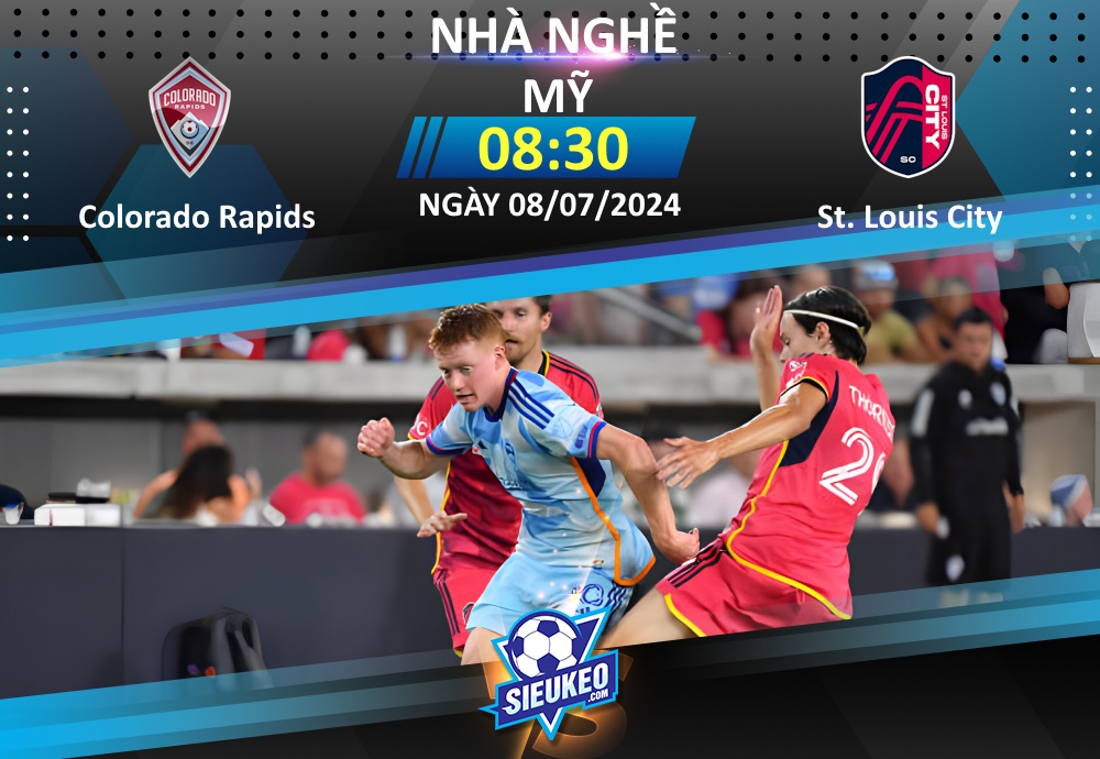 Soi kèo bóng đá Colorado Rapids vs St. Louis City 08h30 ngày 08/07/2024: Chủ nhà đáng tin