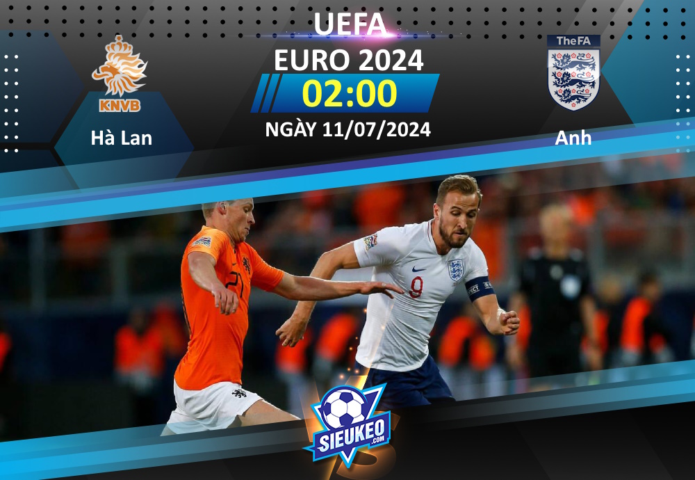 Soi kèo bóng đá Hà Lan vs Anh 02h00 ngày 11/07/2024: “Tam sư” giật vé
