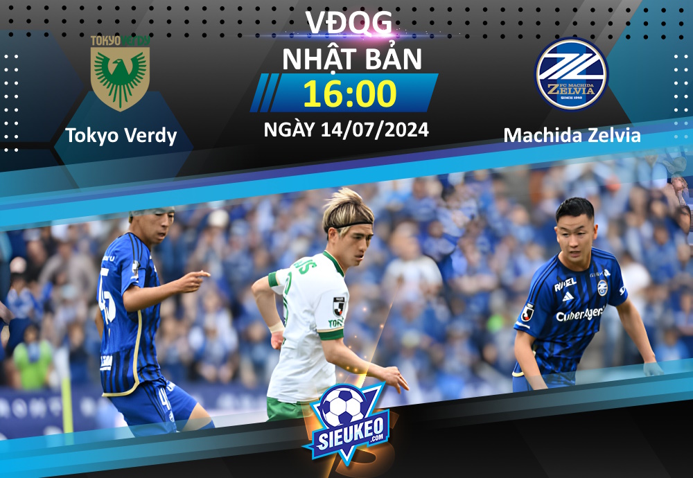 Soi kèo bóng đá Tokyo Verdy vs Machida Zelvia 16h00 ngày 14/07/2024: Sân nhà khó tựa