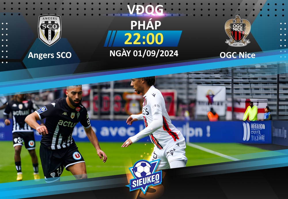 Soi kèo bóng đá Angers SCO vs OGC Nice 22h00 ngày 01/09/2024: 1 bàn quyết định