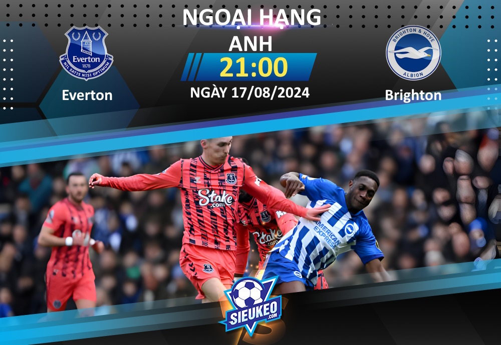 Soi kèo bóng đá Everton vs Brighton 21h00 ngày 17/08/2024: Bắn hạ “mòng biển”