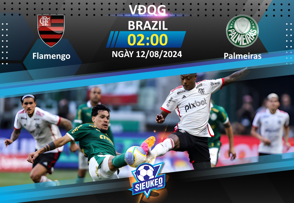 Soi kèo bóng đá Flamengo RJ vs Palmeiras 02h00 ngày 12/08/2024: Tâm điểm Maracanã