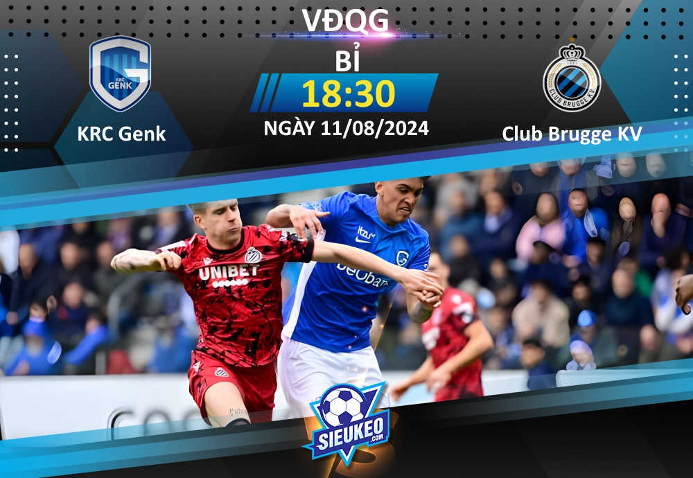 Soi kèo bóng đá KRC Genk vs Club Brugge KV 18h30 ngày 11/08/2024: Tìm lại niềm vui