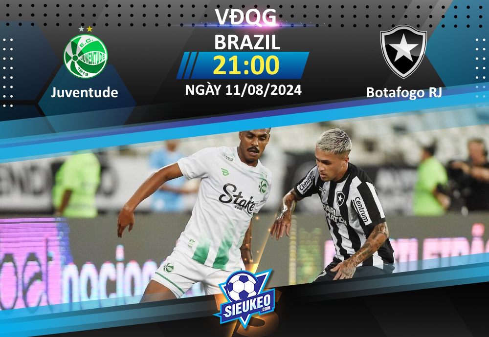 Soi kèo bóng đá Juventude vs Botafogo RJ 21h00 ngày 11/08/2024: Khách lấy 3 điểm