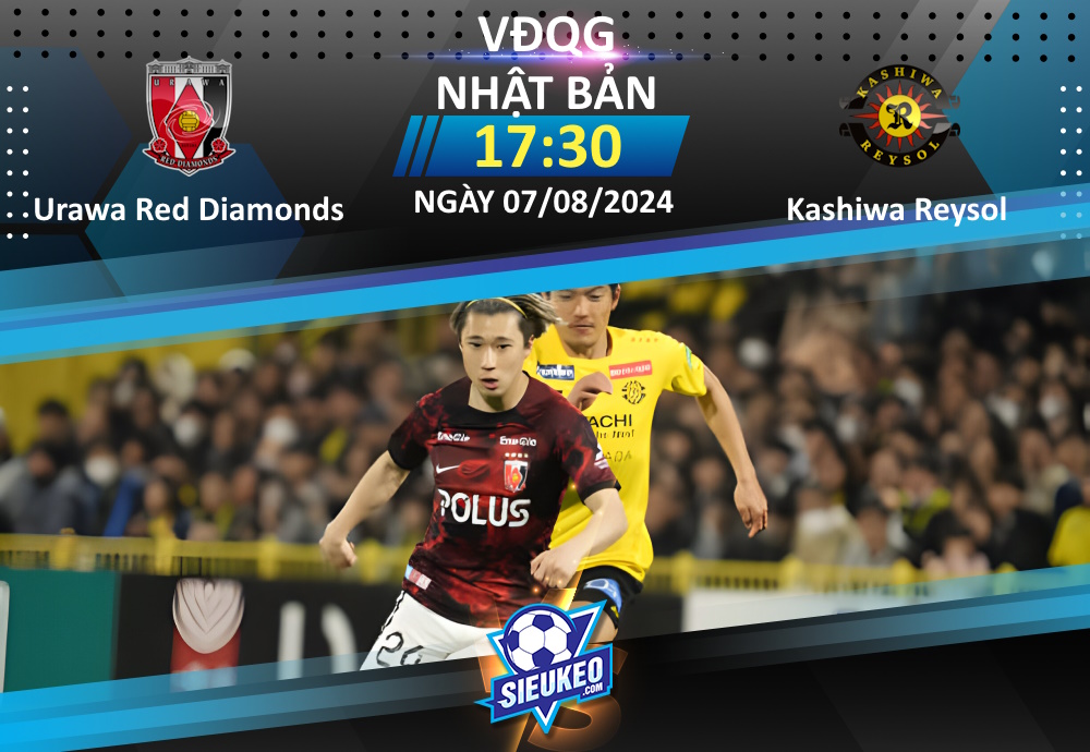 Soi kèo bóng đá Urawa Red vs Kashiwa Reysol 17h30 ngày 07/08/2024: Lịch sử lên tiếng