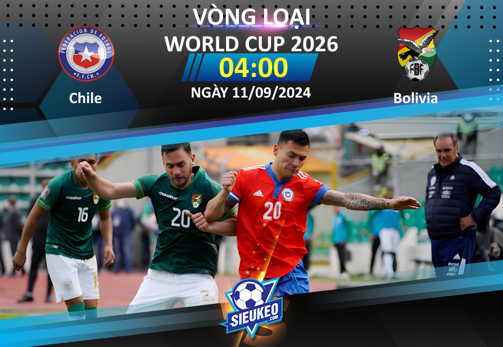 Soi kèo bóng đá Chile vs Bolivia 04h00 ngày 11/09/2024: Mệnh lệnh phải thắng