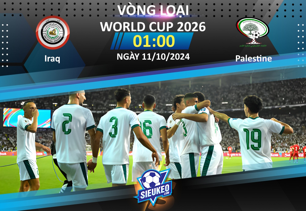 Soi kèo bóng đá Iraq vs Palestine 01h00 ngày 11/10/2024: Khó có bất ngờ