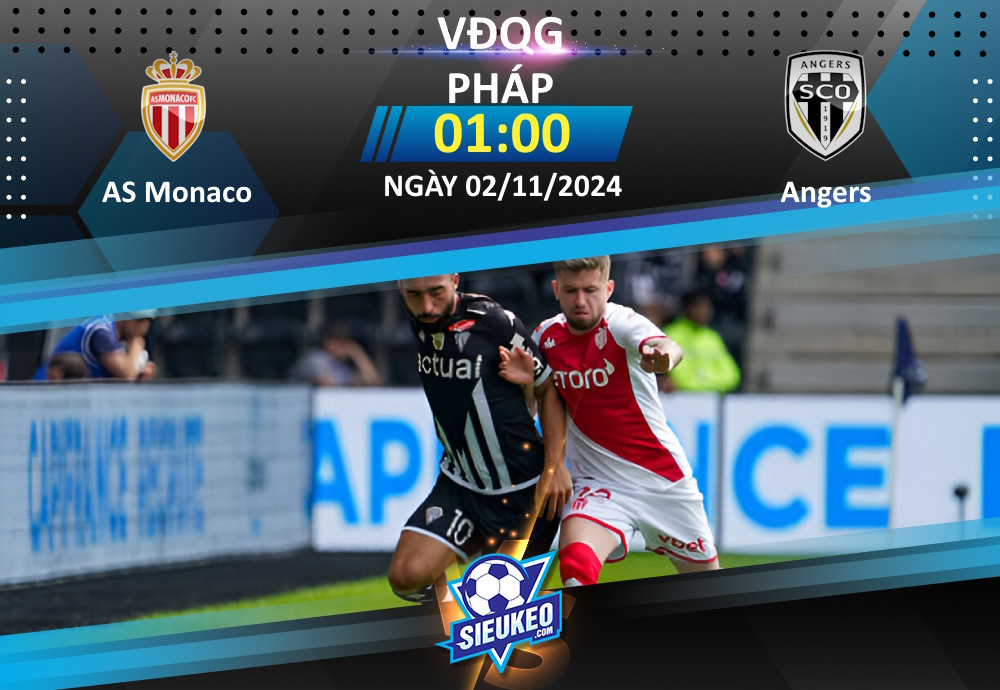 Soi kèo bóng đá AS Monaco vs Angers 01h00 ngày 02/11/2024: Chủ nhà trút giận