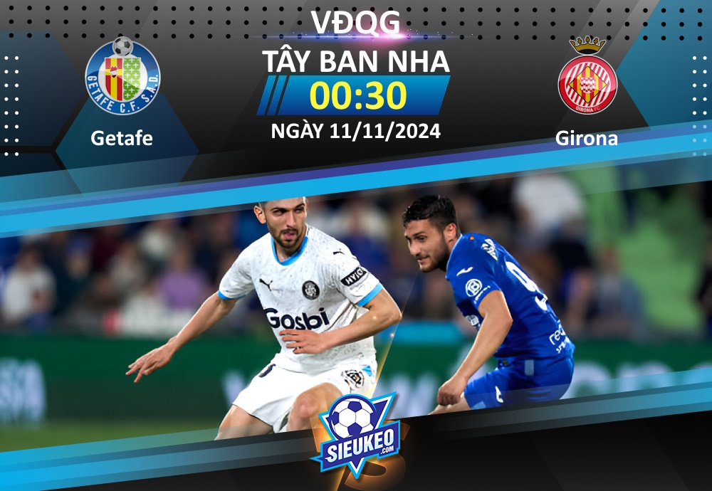 Soi kèo bóng đá Getafe vs Girona 00h30 ngày 11/11/2024: Báo động cho Girona